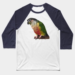 Green Cheek Conure Parrot Bird design, Love for birds Baseball T-Shirt